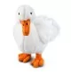 Peluche canard blanc - 32 cm signée Living Nature