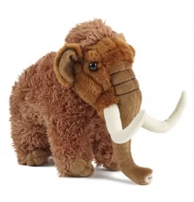 Peluche mammouth laineux - 26 cm signée Living Nature