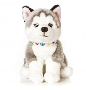 Peluche chiot Husky signée Living Nature