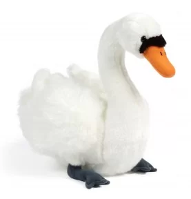 Peluche cygne - 28 cm signée Living Nature