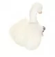 Peluche cygne - 25 cm signée Teddy Hermann, vue de dos