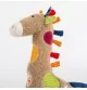 Doudou girafe Patchwork Sweety signé Sigikid, vue de profil