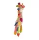 Doudou girafe Patchwork Sweety signé Sigikid ,vue de face