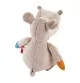 Doudou hippopotame Patchwork Sweety signé Sigikid, vue de dos