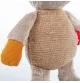 Doudou hippopotame Patchwork Sweety signé Sigikid, gros plan sur le ventre