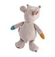 Doudou hippopotame Patchwork Sweety signé Sigikid, vue de dos