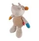 Doudou hippopotame Patchwork Sweety signé Sigikid