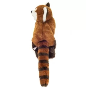 Peluche panda roux - 30 cm signée Teddy Hermann, vue de dos