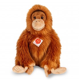 Peluche Orang-outan assis 40 cm signée Teddy Hermann