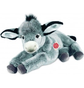 Peluche âne couché signée Teddy Hermann