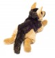 Peluche chien berger allemand couché - 60 cm signée Teddy Hermann, vue de dessus