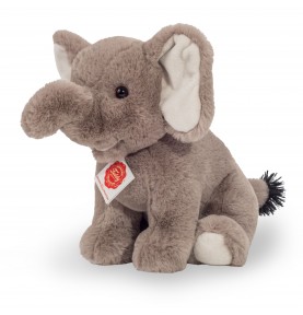 Peluche éléphant assis - 25 cm signée Teddy Hermann