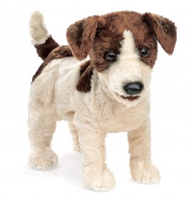 Peluche marionnette Jack Russell Terrier